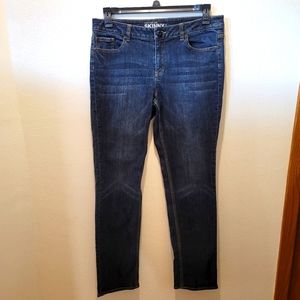 New York and Company Women's Curvy Low Rise Slim Jeans, Size 12